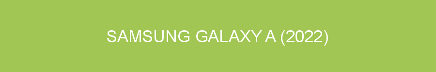 Samsung Galaxy A (2022)